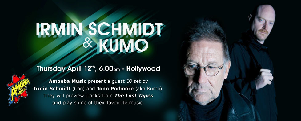 Amoeba Music present a DJ set by Irmin Schmidt and Kumo.